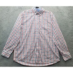 Classic Collection Shirt Mens XL Multi Checkered Regular Fit Collared‎ Button Up